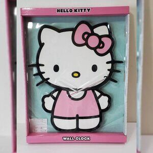 NEW HELLO KITTY BIG WALL CLOCK ANALOG DISPLAY PINK 23 In × 18 In